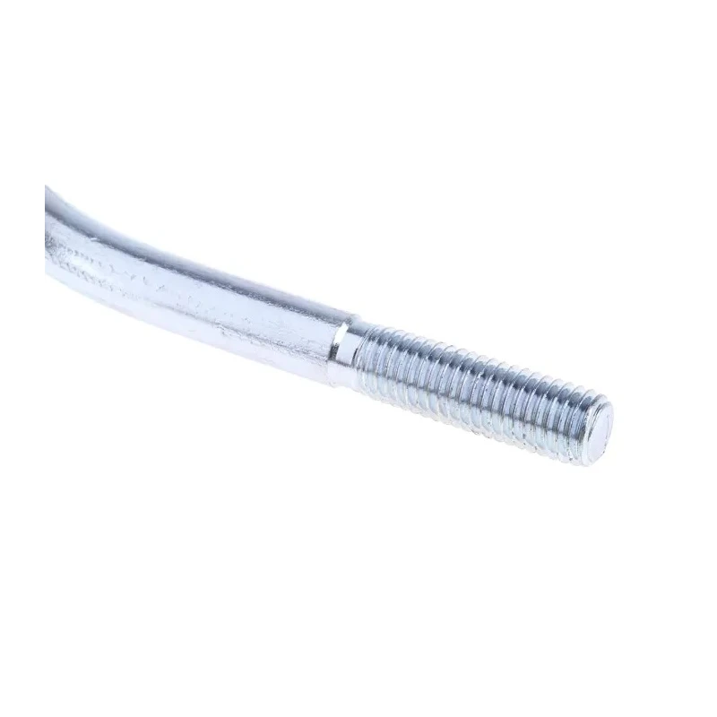 RS PRO Steel U-Bolt 114 mm Inside Width, 40 mm Thread Length, Bright Zinc Finish 829-996