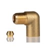 Norgren Pneumatic Fitting 36 Metric Series Brass 90° Angle Threaded-to-Tube Connection 181450418