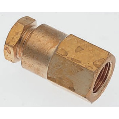 Norgren ENOTS Series Pneumatic Fitting Brass to Bs 2874 Threaded-to-Tube G 1/4 Female to Push In 8 mm 182260828