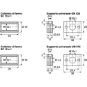 ACE Mounting Plate, UM Series, Universal Mounting Plate for Miniature Shock Absorbers UM12