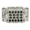 HARTING Heavy Duty Power Connector Insert 16A 500V HAN EE Series Male 18 Contacts 09320183001