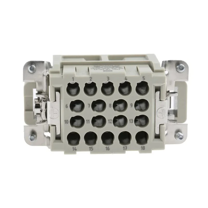 HARTING Heavy Duty Power Connector Insert 16A 500V HAN EE Series Male 18 Contacts 09320183001