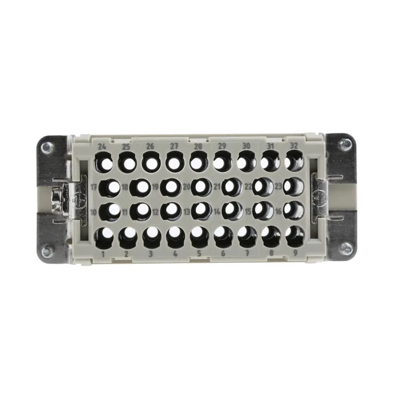 HARTING Heavy Duty Power Connector Insert 16A HAN EE Series Female 32 Contacts 09320323101