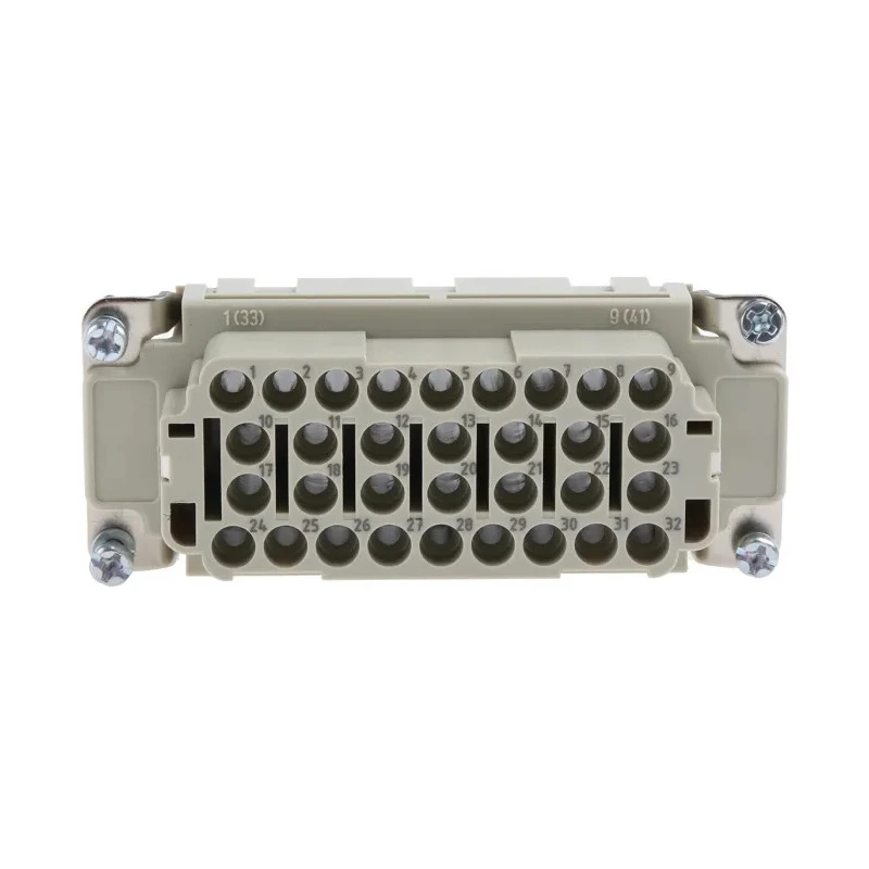 HARTING Heavy Duty Power Connector Insert 16A HAN EE Series Female 32 Contacts 09320323101