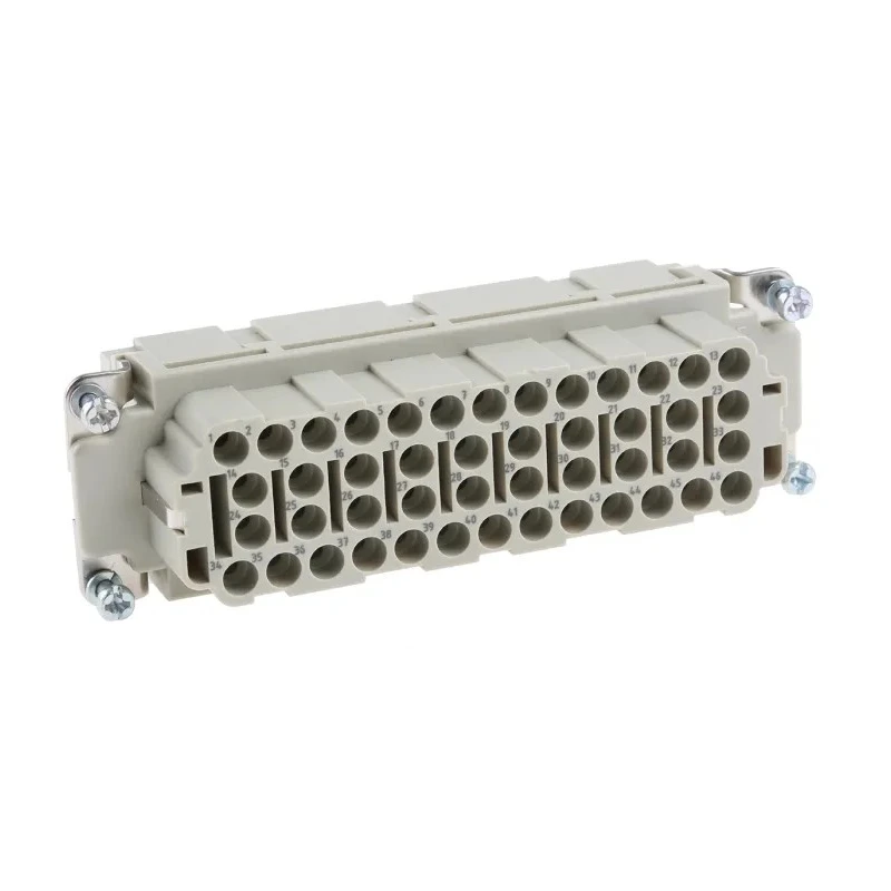 HARTING Heavy Duty Power Connector Insert 16A 500V HAN EE Series Female 46 Contacts 09320463101