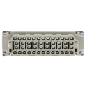 HARTING Heavy Duty Power Connector Insert 16A 500V HAN EE Series Female 46 Contacts 09320463101