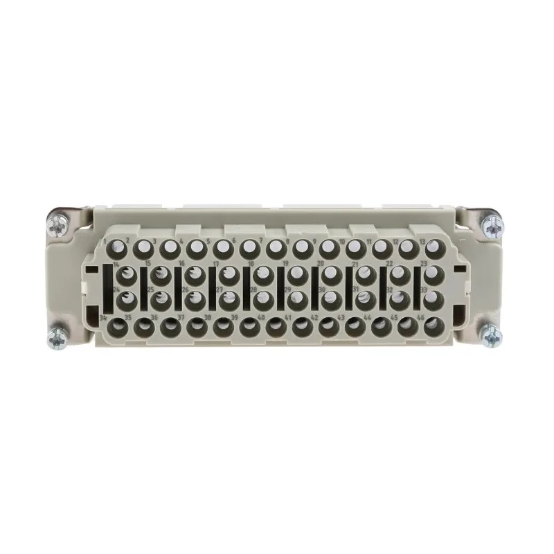 HARTING Heavy Duty Power Connector Insert 16A 500V HAN EE Series Female 46 Contacts 09320463101