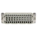 HARTING Heavy Duty Power Connector Insert 16A 500V HAN EE Series Female 46 Contacts 09320463101