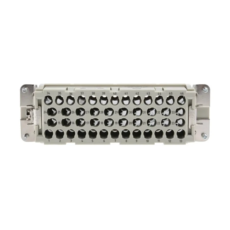 HARTING Heavy Duty Power Connector Insert 16A 500V HAN EE Series Female 46 Contacts 09320463101