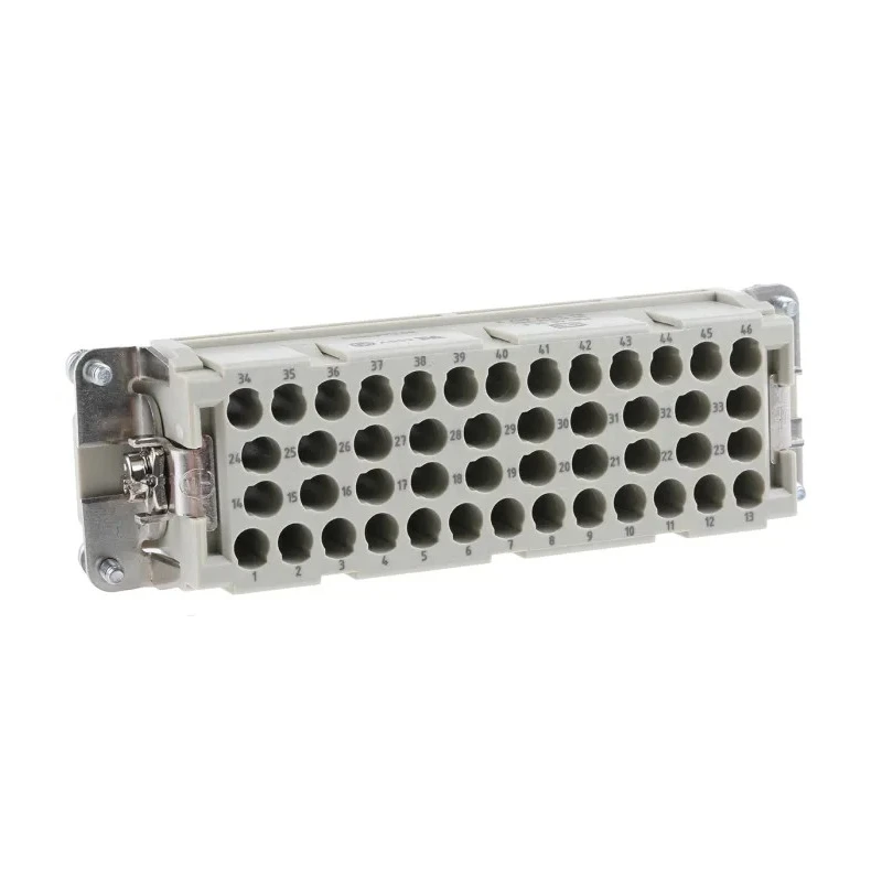 HARTING Heavy Duty Power Connector Insert 16A 500V HAN EE Series Female 46 Contacts 09320463101