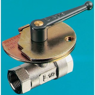 Legris Brass Threaded 2-Way BSPP Ball Valve 12.7mm Inlet Outlet Zinc Alloy Handle 0432 13 21