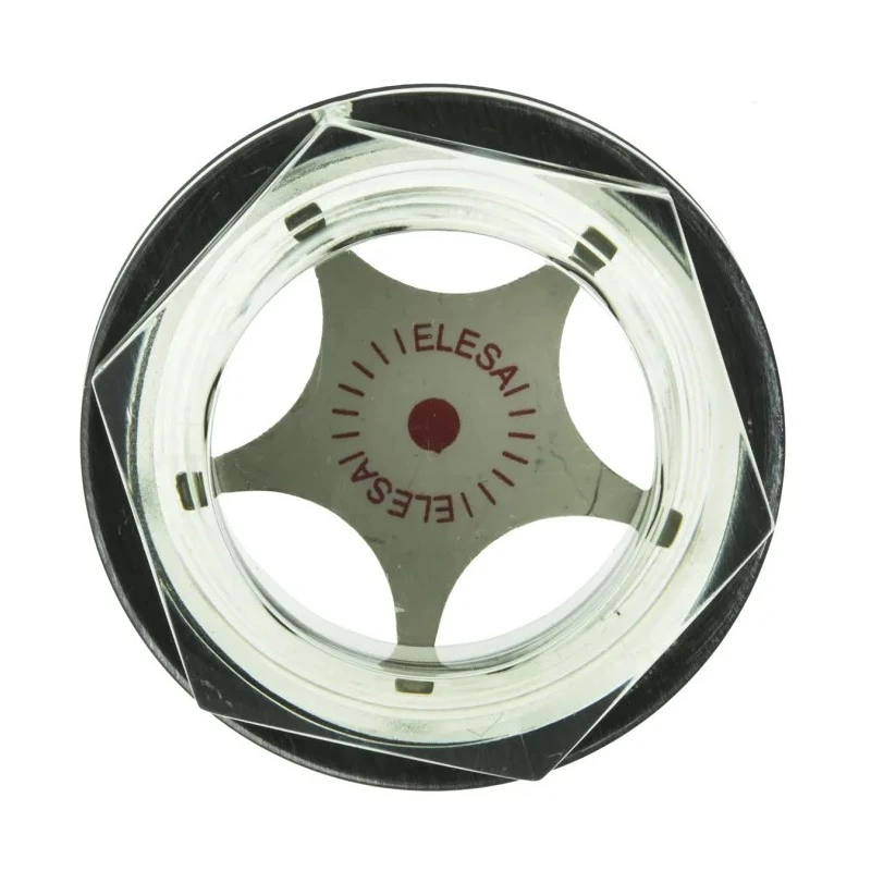Elesa Liquid Level Indicator Multiple Connection Thread Sizes 100°C Max Operating Temperature HFTX Series 13721