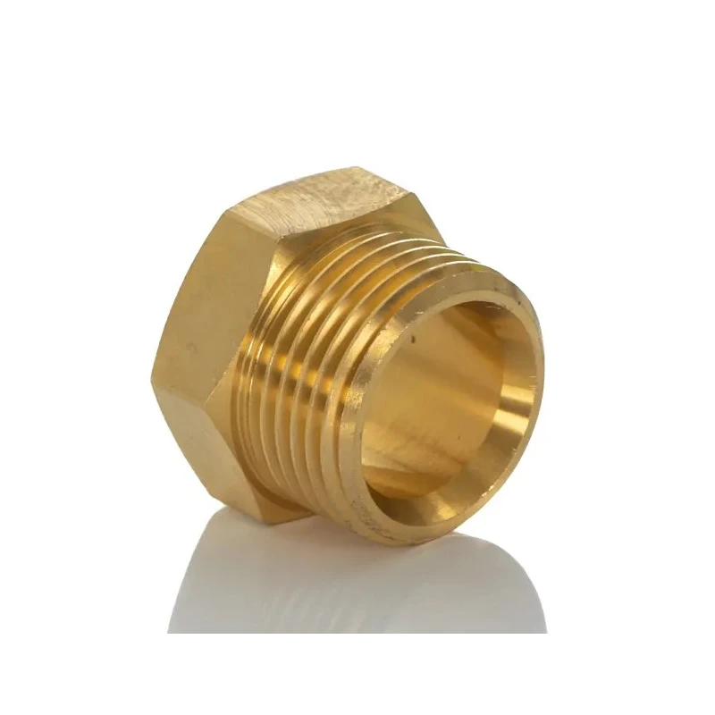 Norgren Pneumatic Fitting Brass Threaded-to-Tube ENOTS Series R 1/8 Male to Push In 8 mm Adapter 181250818