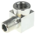 Enerpac 3/8in-18 NPTF Male-Female Elbow Adaptor, High Pressure Hydraulic Fitting, 700 bar Rated FZ1616