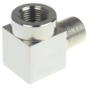 Enerpac 3/8in-18 NPTF Male-Female Elbow Adaptor, High Pressure Hydraulic Fitting, 700 bar Rated FZ1616