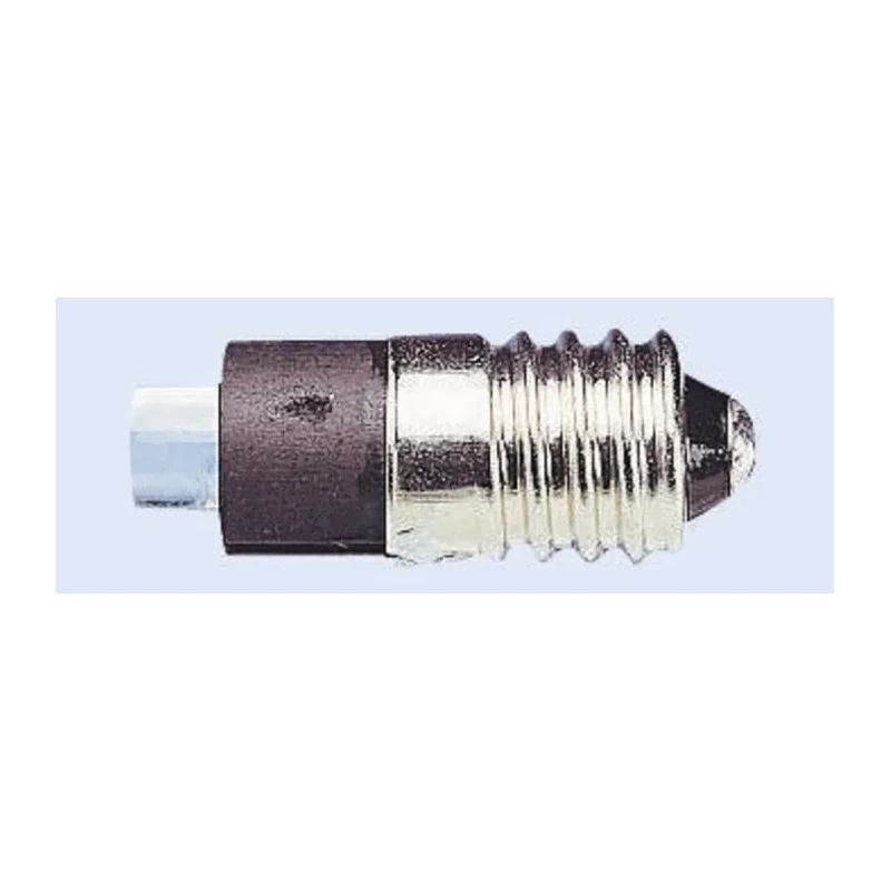 Marl White Indicator Lamp Single Chip 12V dc E10 Base 4.9 mm Diameter 785mcd 210-997-21-38