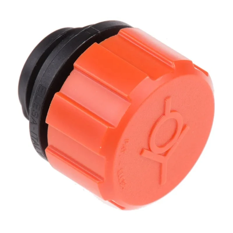 Elesa Hydraulic Breather Cap 31 mm Diameter, 1/2 in Thread Size, Polyamide Based Technopolymer, Model 54671