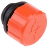 Elesa Hydraulic Breather Cap 31 mm Diameter, 1/2 in Thread Size, Polyamide Based Technopolymer, Model 54671