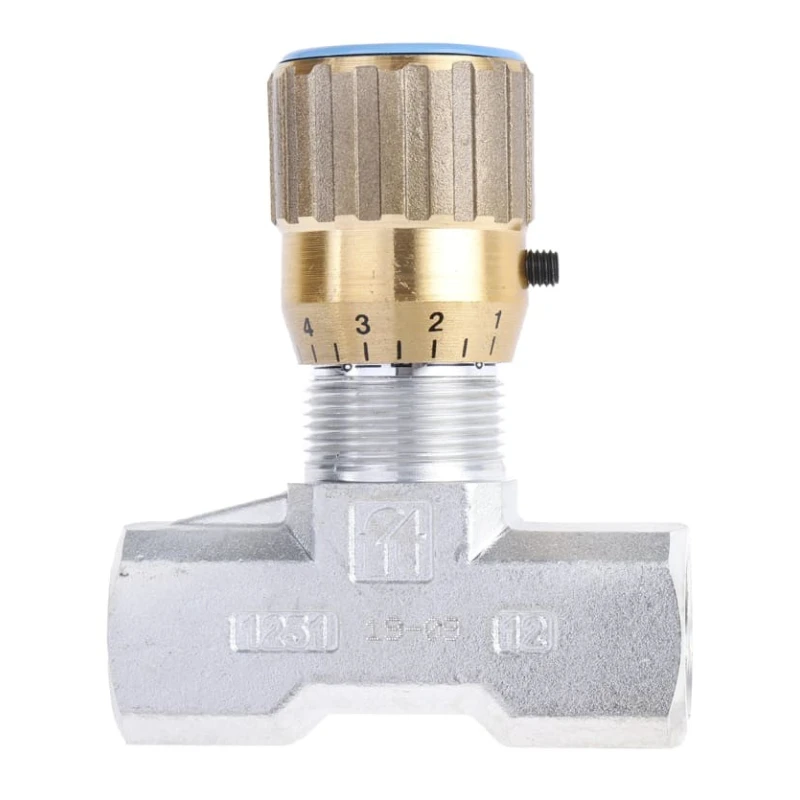 RS PRO In Line Mounting Hydraulic Flow Control Valve BSP 1/2 in 210 bar 50L/min 283-4007