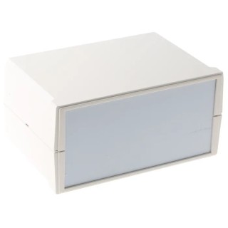 OKW Motec M White ABS Instrument Case 100 mm Height, 205 mm Length, 140 mm Width B3020137+ 2 x B3120120