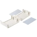 OKW Motec M White ABS Instrument Case 100 mm Height, 205 mm Length, 140 mm Width B3020137+ 2 x B3120120