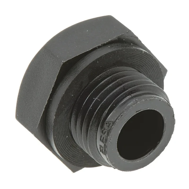 Elesa Hydraulic Blanking Plug Fibreglass Reinforced Polyamide Technopolymer 16mm Length Thread Standard MG 58295