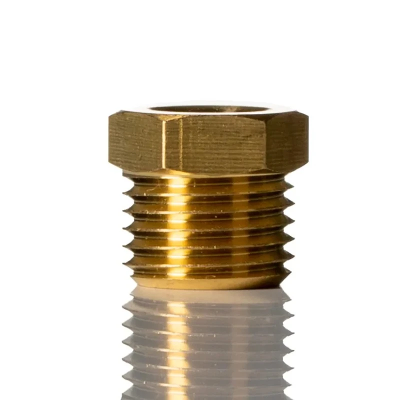 Norgren Metric Brass Tubing Nut for KQ2 Fittings Series 18, RoHS Compliant 180010500