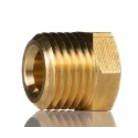 Norgren Metric Brass Tubing Nut for KQ2 Fittings Series 18, RoHS Compliant 180010500