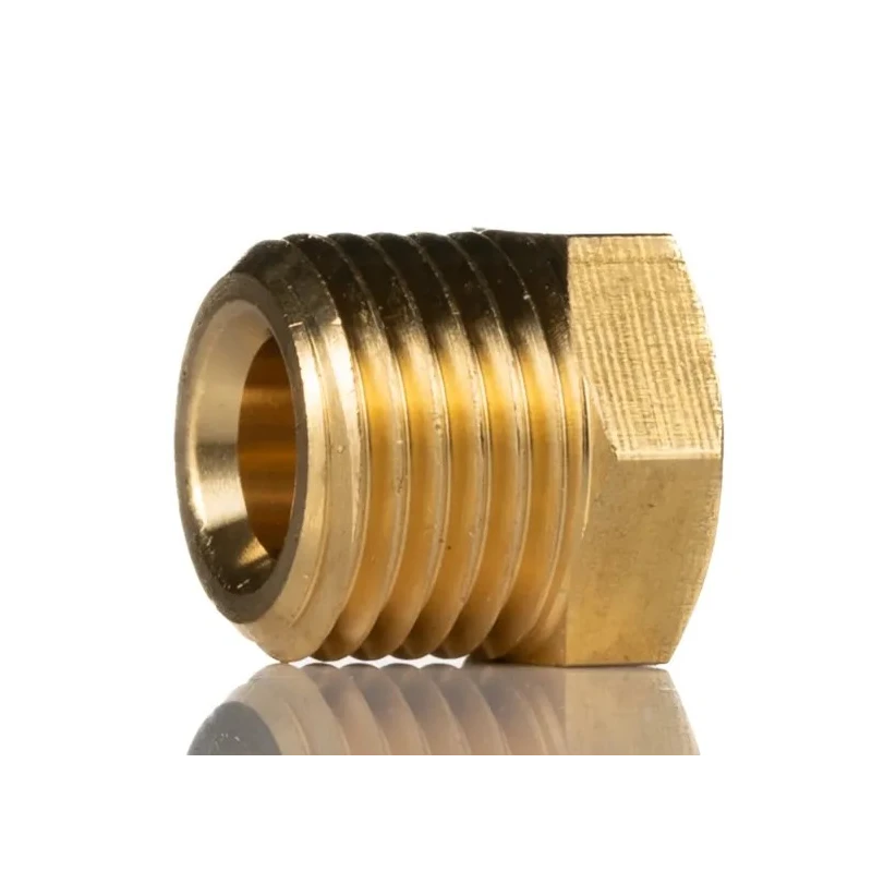 Norgren Metric Brass Tubing Nut for KQ2 Fittings Series 18, RoHS Compliant 180010500