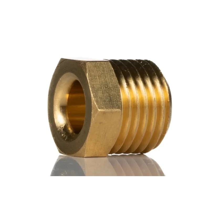 Norgren Metric Brass Tubing Nut for KQ2 Fittings Series 18, RoHS Compliant 180010500