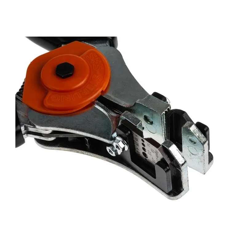 SES Sterling SES-4010 Series Insulated Polyvinyl Chloride Wire Stripper 0.5 → 4 mm, 180mm Overall 4010002000