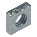 RS PRO Steel Square Nut M4 7mm, Bright Zinc Finish, Left Hand Thread, Grade 8.8 837-284