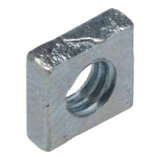 RS PRO Steel Square Nut M4 7mm, Bright Zinc Finish, Left Hand Thread, Grade 8.8 837-284
