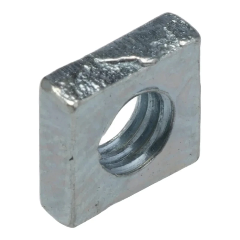 RS PRO Steel Square Nut M4 7mm, Bright Zinc Finish, Left Hand Thread, Grade 8.8 837-284