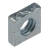 RS PRO Steel Square Nut M4 7mm, Bright Zinc Finish, Left Hand Thread, Grade 8.8 837-284