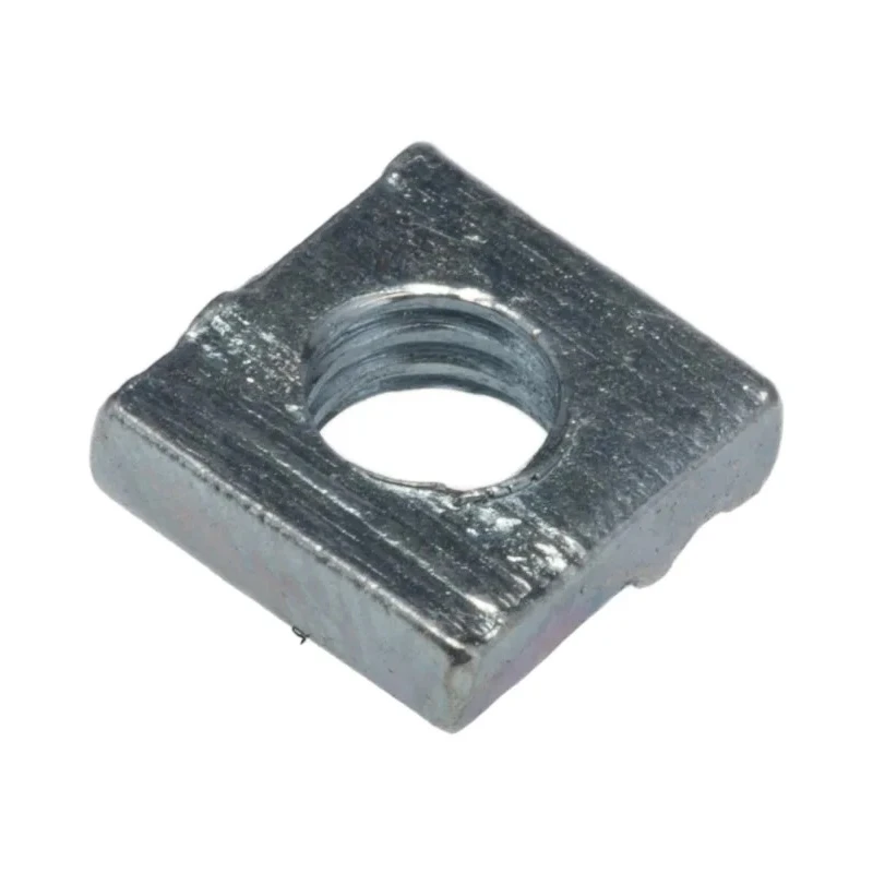 RS PRO Steel Square Nut M4 7mm, Bright Zinc Finish, Left Hand Thread, Grade 8.8 837-284