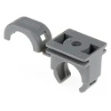 PMA Grey Polyamide 66 Conduit Cable Clip, Integrated Safety Clip, Model SFH-12-0