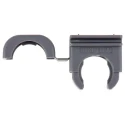 PMA Grey Polyamide 66 Conduit Cable Clip, Integrated Safety Clip, Model SFH-12-0