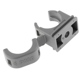 PMA Grey Polyamide 66 Cable Clip, 20 mm Max. Bundle, Screw Fixing, 28 x 20 x 33 mm SFH-17-0