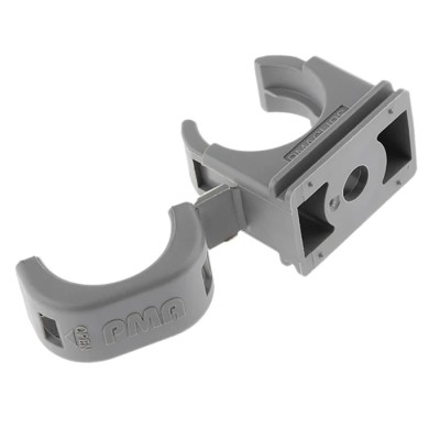 PMA Grey Polyamide 66 Cable Clip, 20 mm Max. Bundle, Screw Fixing, 28 x 20 x 33 mm SFH-17-0