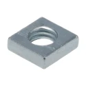 RS PRO Steel Square Nut M8 13mm Bright Zinc Finish Left Hand Thread DIN 562 Grade 8.8 837-313