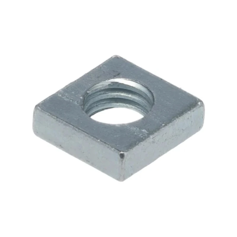 RS PRO Steel Square Nut M8 13mm Bright Zinc Finish Left Hand Thread DIN 562 Grade 8.8 837-313