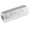 RS PRO Steel Single In Line Mount Mounting Hydraulic Check Valve BSP 15 L/min 0.35 bar Cracking Pressure 283-8295