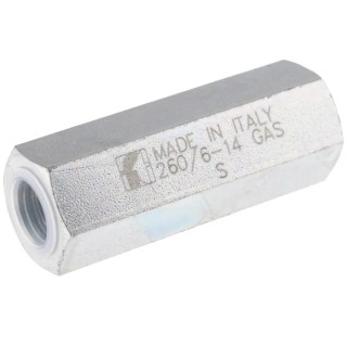 RS PRO Steel Single In Line Mount Mounting Hydraulic Check Valve BSP 15 L/min 0.35 bar Cracking Pressure 283-8295