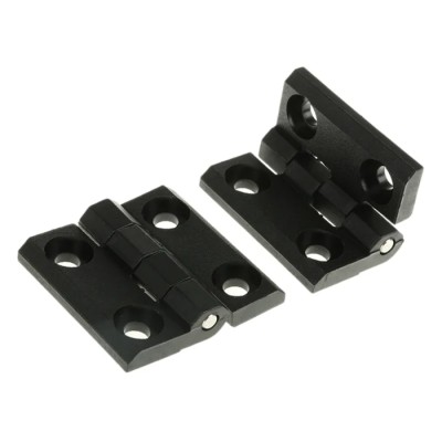 Steinbach & Vollman Polycarbonate Butt Hinge with Fixed Pin, Screw Fixing, 40 mm x 40 mm x 5 mm 0.54.0504.0