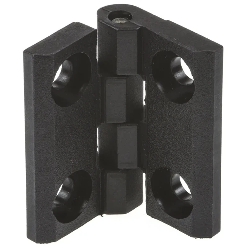 Steinbach & Vollman Polycarbonate Butt Hinge with Fixed Pin, Screw Fixing, 40 mm x 40 mm x 5 mm 0.54.0504.0