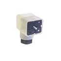 Hirschmann GDML 2P+E DIN 43650 A Solenoid Valve Connector Indicator Light, 24 V AC/DC 8A 932501002 GDML 2011 LED 24 GB black