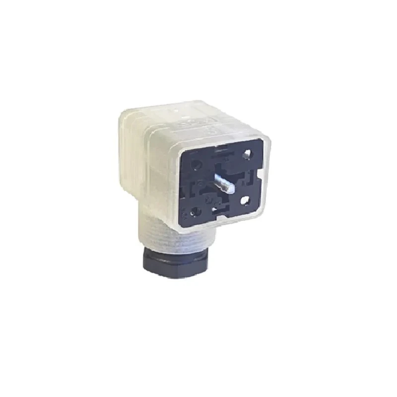 Hirschmann GDML 2P+E DIN 43650 A Solenoid Valve Connector Indicator Light, 24 V AC/DC 8A 932501002 GDML 2011 LED 24 GB black