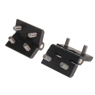 Steinbach & Vollman Polycarbonate Butt Hinge with Fixed Pin Bolt-On Fixing 60mm x 60mm x 8mm 283-4108