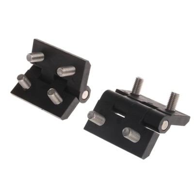 Steinbach & Vollman Polycarbonate Butt Hinge with Fixed Pin Bolt-On Fixing 60mm x 60mm x 8mm 283-4108